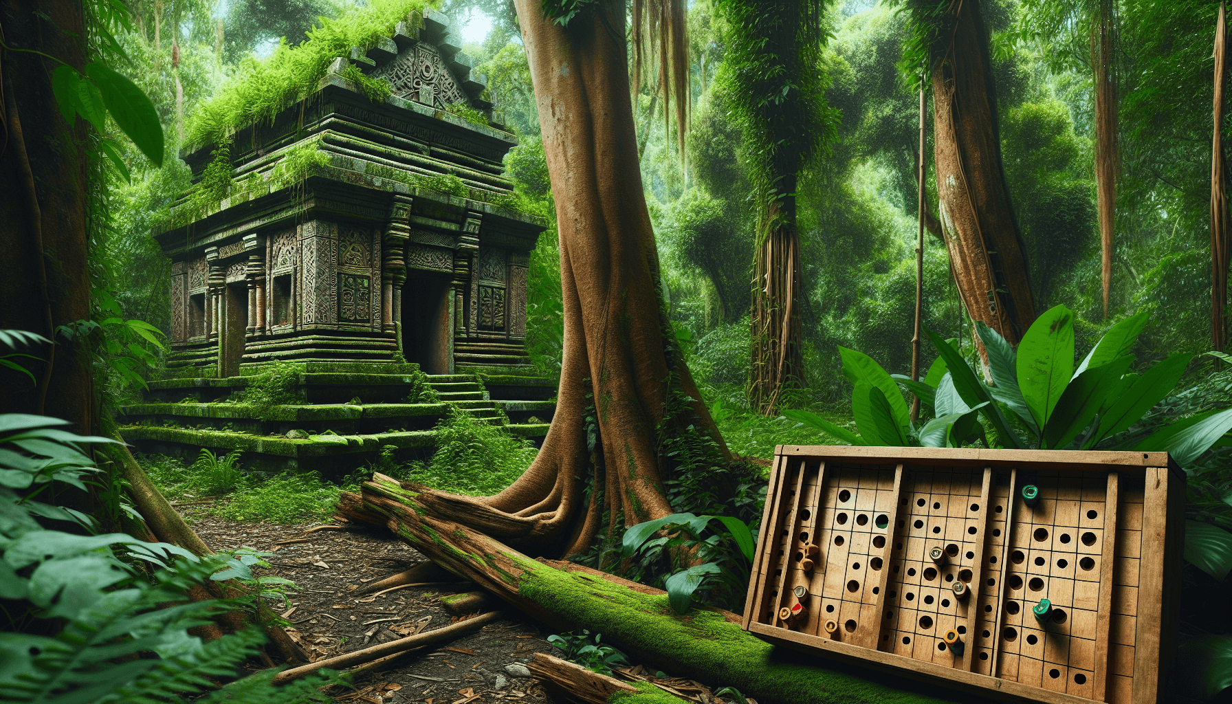 Temple mystérieux dans Plinko